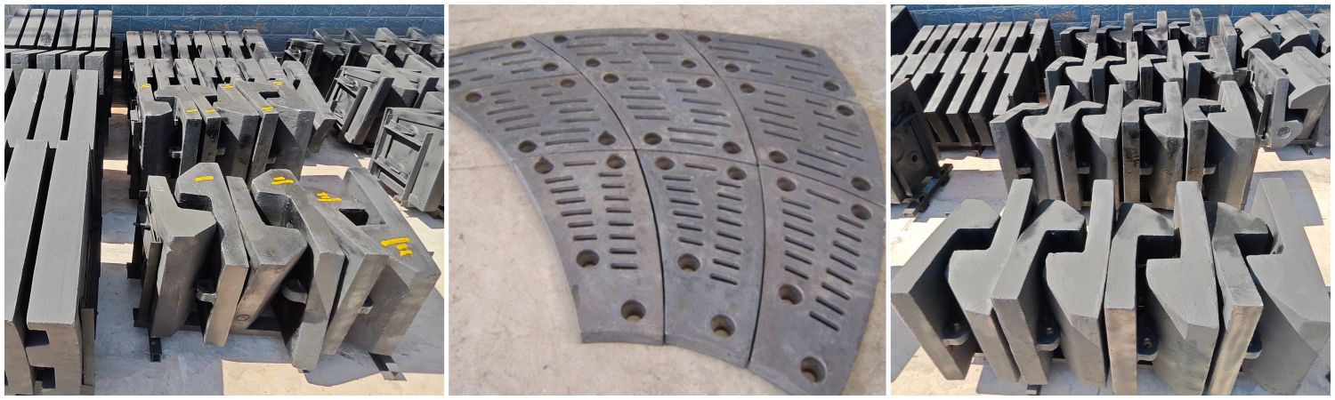 Футеровки мельницы полусамоизмельчения